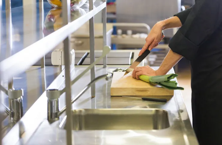 Stainless Steel Preparation Counters