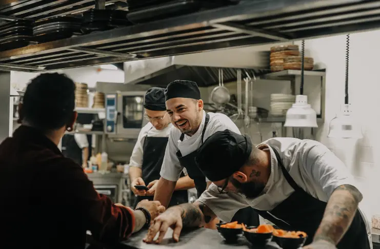 Staff for food catering business