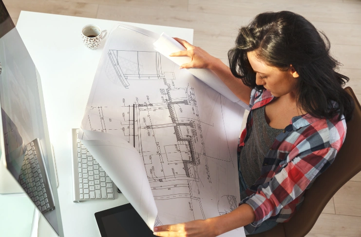 Finalize restaurant floor plan design with professional input