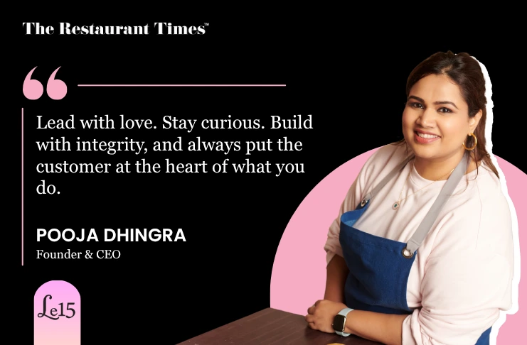 Pooja Dhingra in conversation with The Restaurant Times.