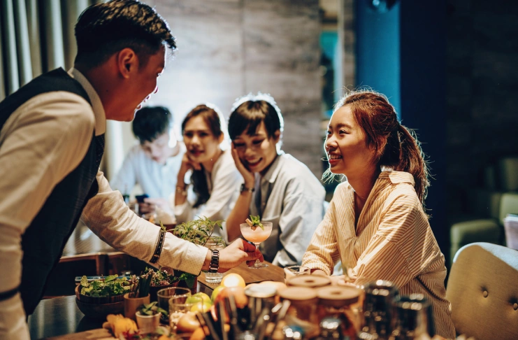 Practical skills required by bar staff to handle daily operations