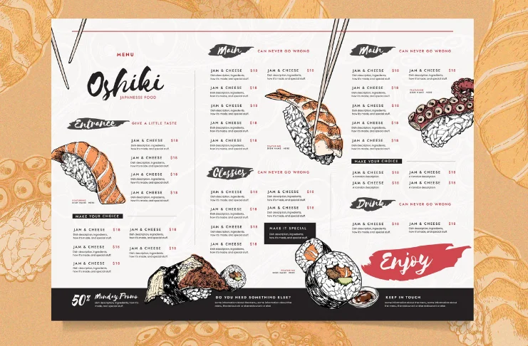 Creating Your Sushi Menu and Pricing Strategy