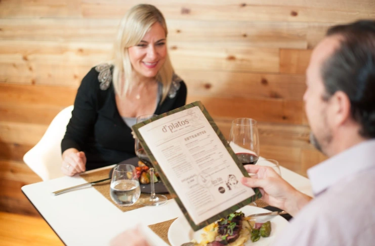 full-service menu prices