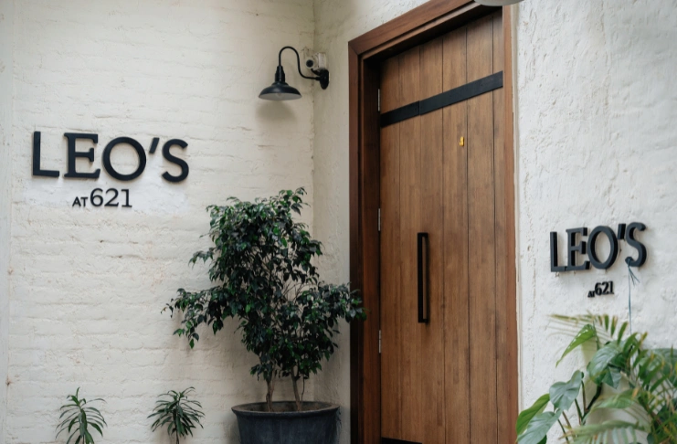 DIY pizza making at Leo's at 621