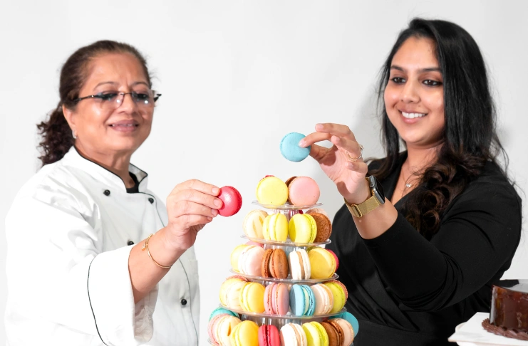 Alpa Pereira with her daughter Natasha