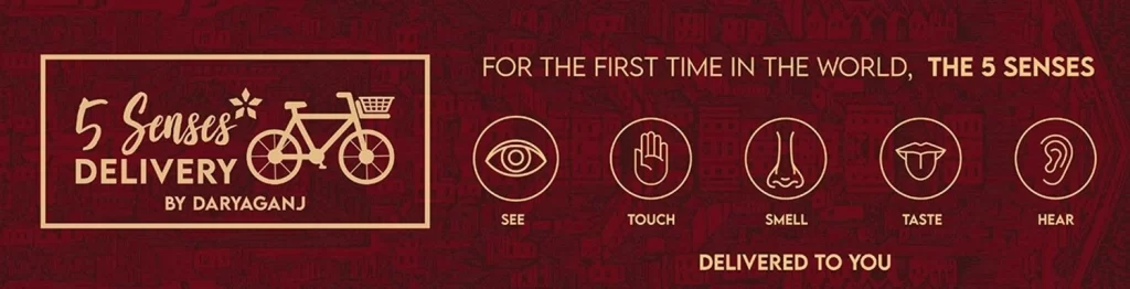 5 senses delivery at Daryaganj