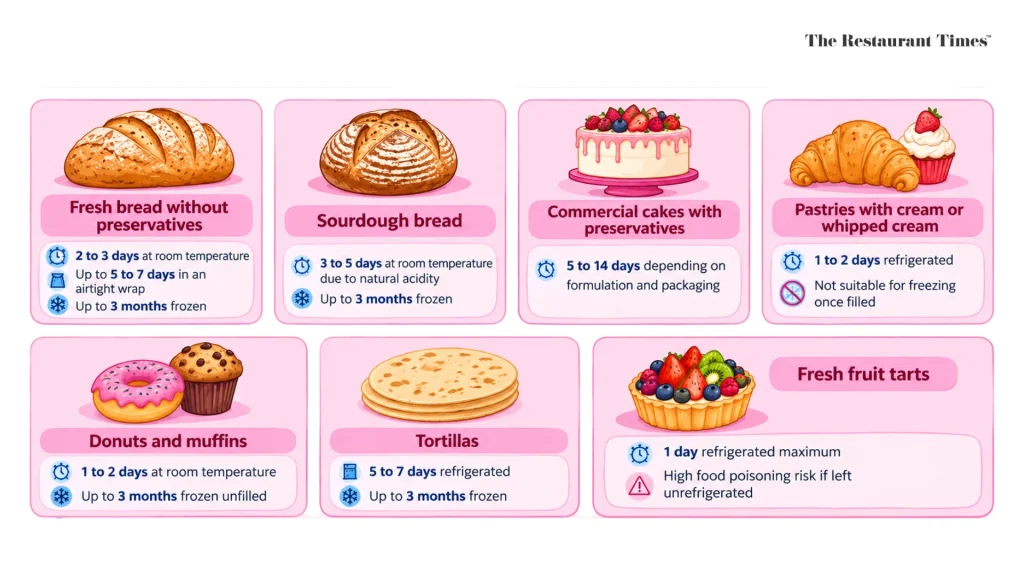 bakery shelf life