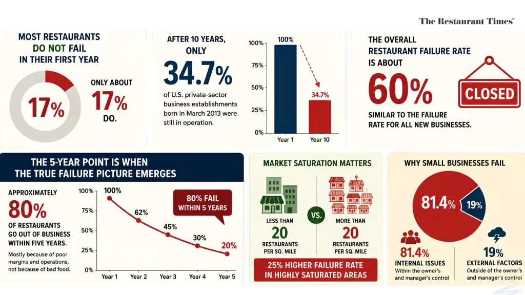 why do restaurants fail